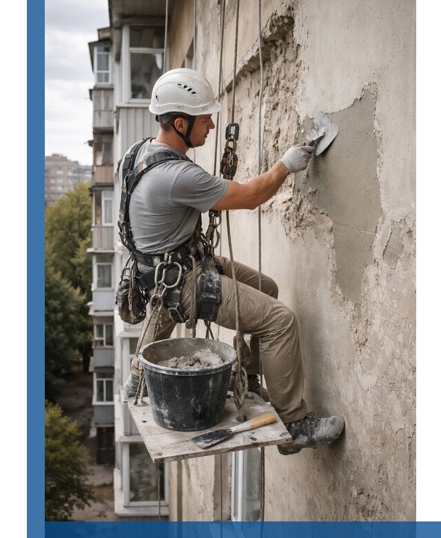 Восстановление фасадной штукатурки в Лесне с гарантией качества