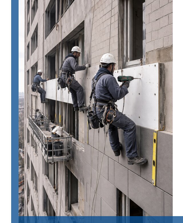 Монтаж фасадных термопанелей высокого качества в Лесне