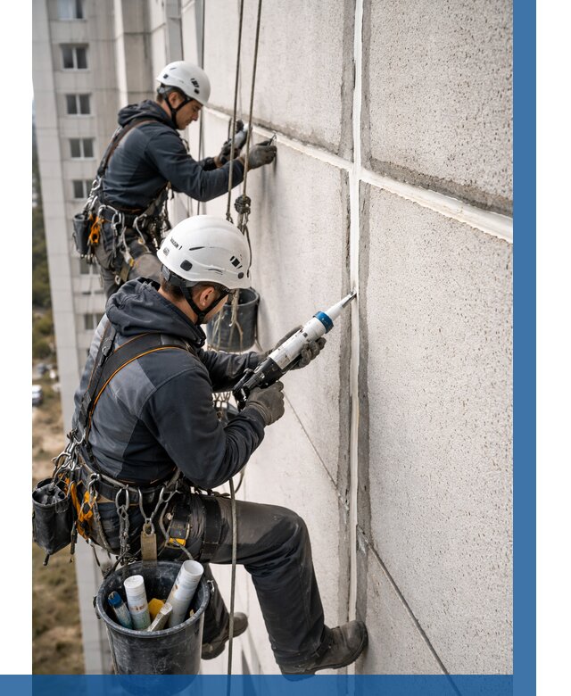 Герметизация межпанельных швов в Лесне от 728 р. | ВЫСОТНИК-Лсн