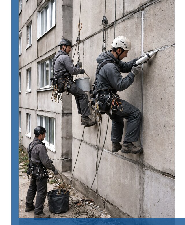 Герметизация межпанельных швов в Лесне с гарантией герметичности