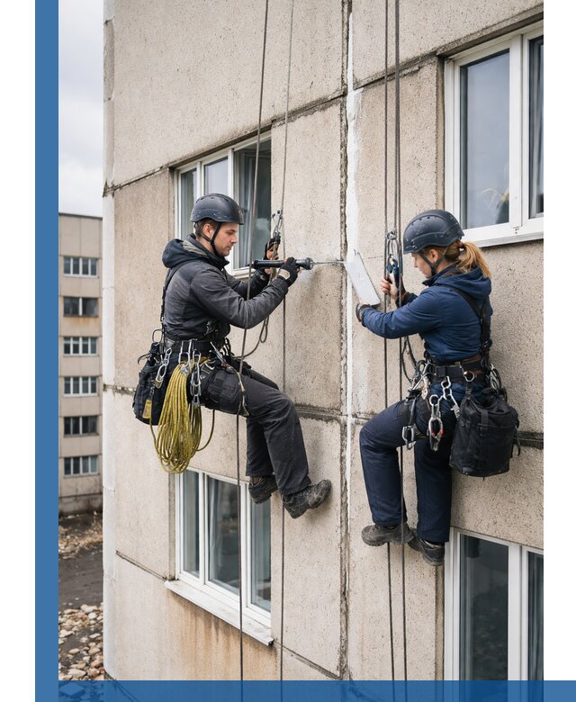 Герметизация межпанельных швов тёплым швом в Лесне