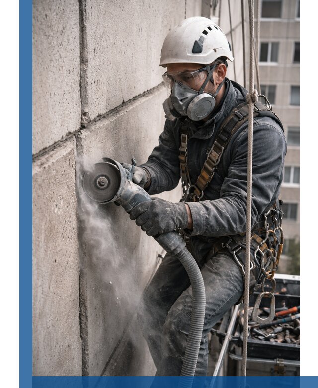 Штробление межпанельных швов в Лесне качественно и быстро