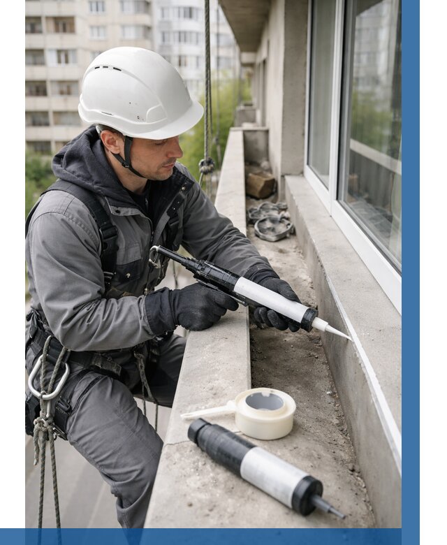 Герметизация швов лоджии в Лесне от 4678 р. | ВЫСОТНИК-Лсн