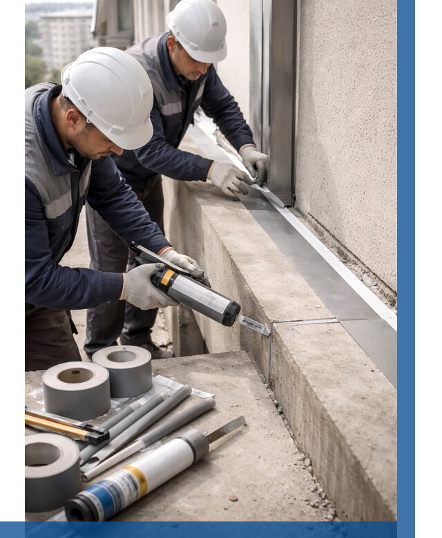 Герметизация примыкания балкона в Лесне от 4678 р. | ВЫСОТНИК-Лсн