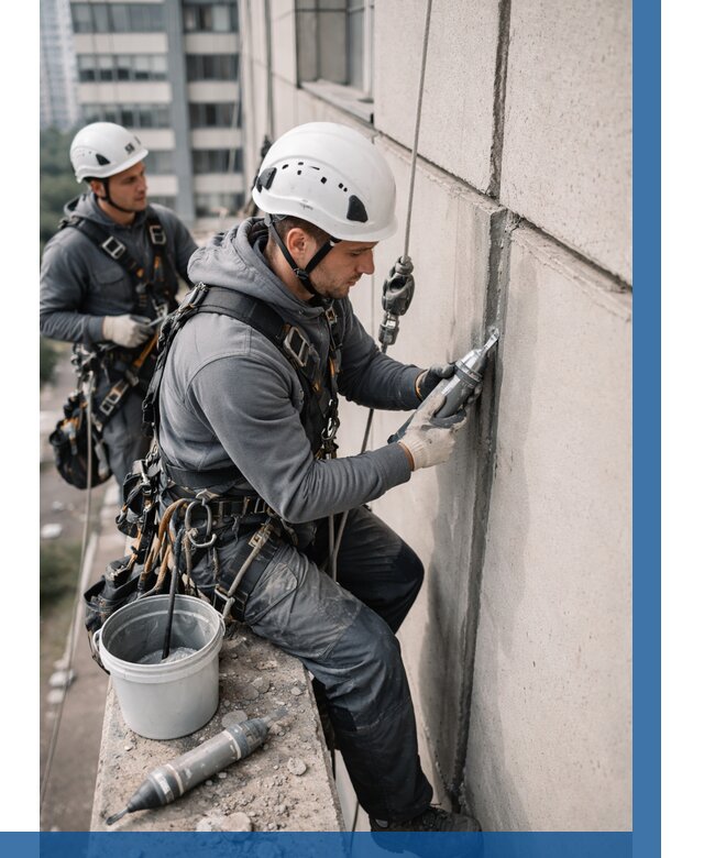 Ремонт деформационных швов здания в Лесне от 1040 р. | ВЫСОТНИК-Лсн