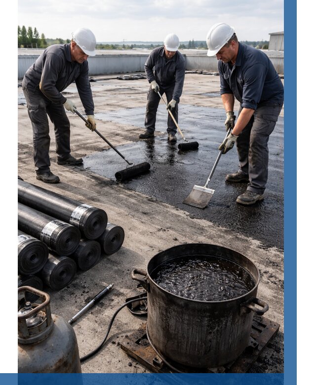 Гидроизоляция кровли мастикой в Лесне от 624 р. | ВЫСОТНИК-Лсн