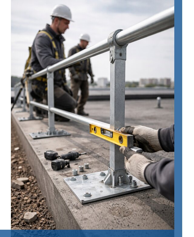 Монтаж кровельного ограждения в Лесне от 1247 р. | ВЫСОТНИК-Лсн