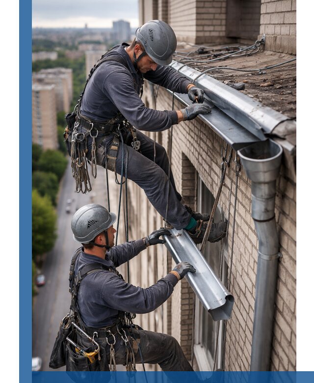Ремонт водосточных желобов в Лесне, быстро и качественно