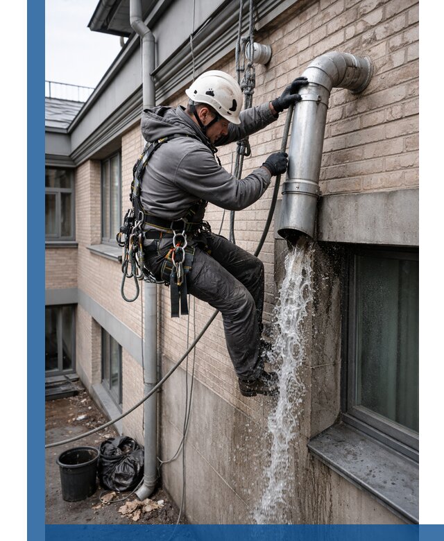 Профессиональная прочистка водосточных труб в Лесне с гарантией