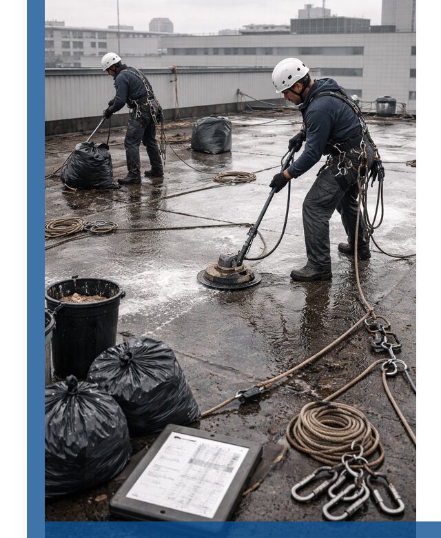 Плановая очистка кровли по графику в Лесне для безопасности