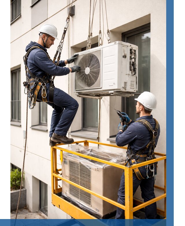 Демонтаж внешнего блока кондиционера в Лесне от 3638 р. | ВЫСОТНИК-Лсн