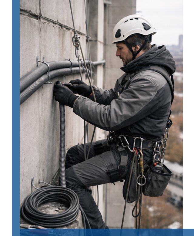 Профессиональный монтаж гофры для кабеля в Лесне с гарантией