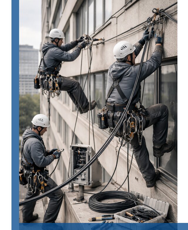 Прокладка оптоволоконного кабеля в Лесне под ключ с тестированием