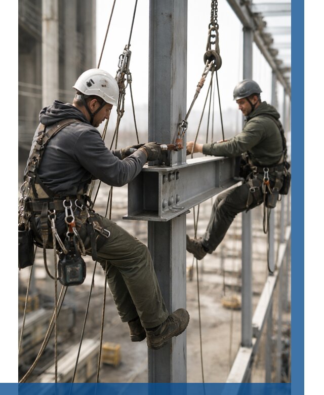 Монтаж металлоконструкций на высоте в Лесне от 3638 р. | ВЫСОТНИК-Лсн