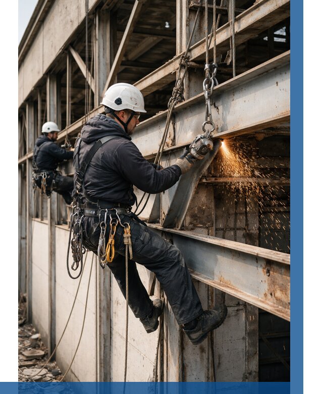 Демонтаж металлоконструкций на высоте в Лесне от 6757р. |ВЫСОТНИК-Лсн