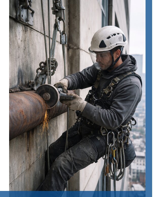 Резка металла на высоте в Лесне по цене от 4678 р. | ВЫСОТНИК-Лсн