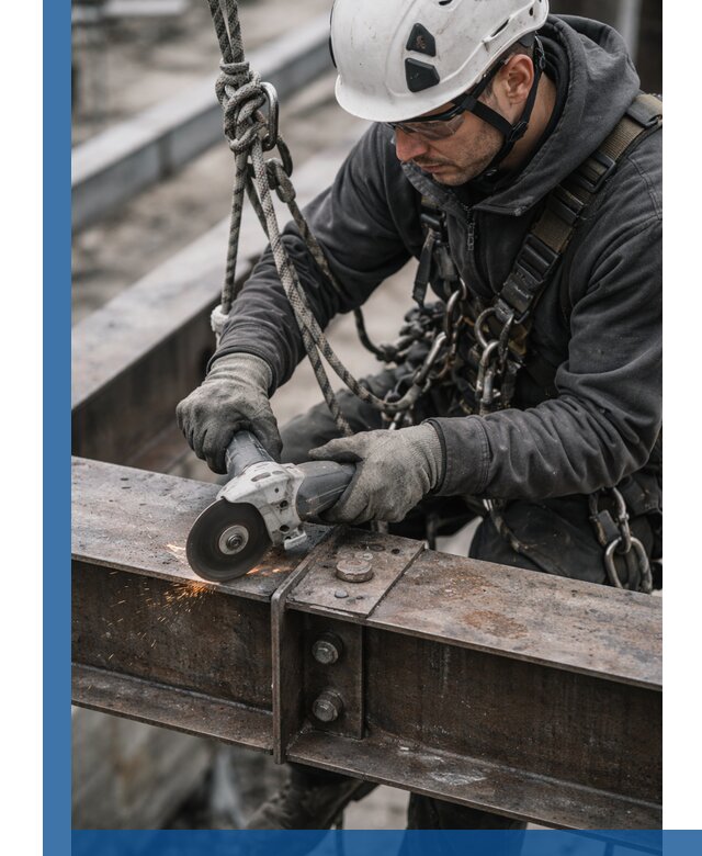 Резка металла на высоте в Лесне для зданий и конструкций