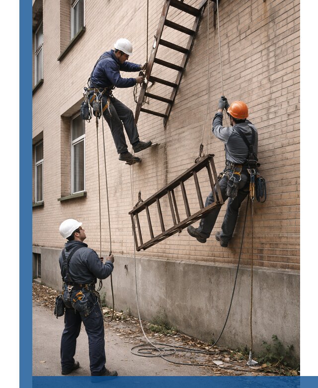Демонтаж пожарной лестницы в Лесне быстро и безопасно