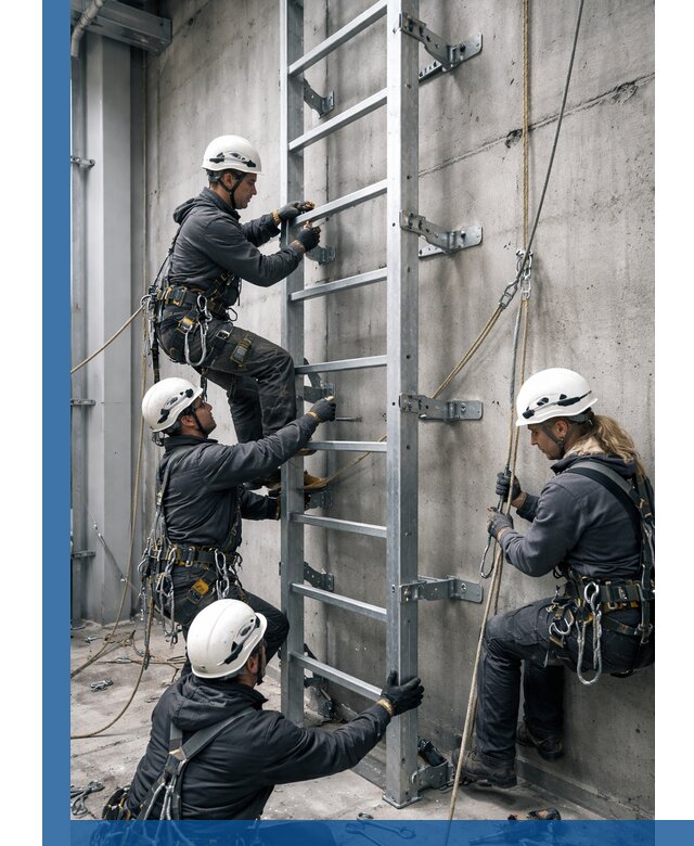 Монтаж металлических лестниц в Лесне под ключ со гарантией
