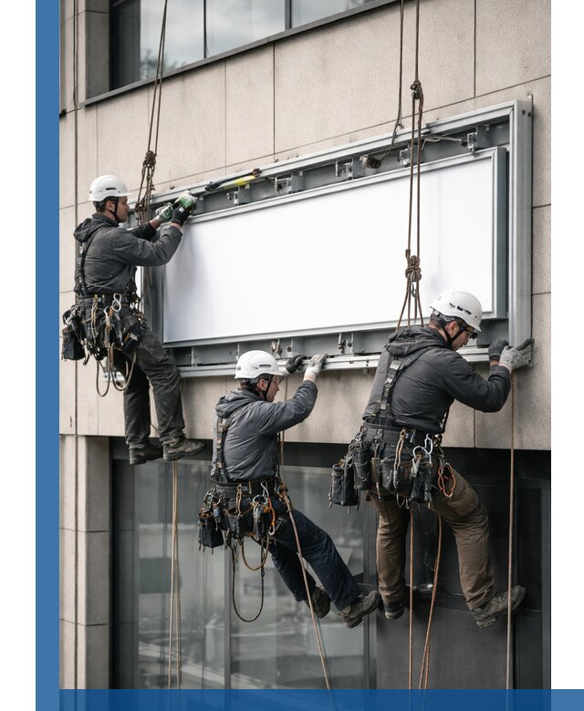 Профессиональный монтаж светового короба под ключ в Лесне