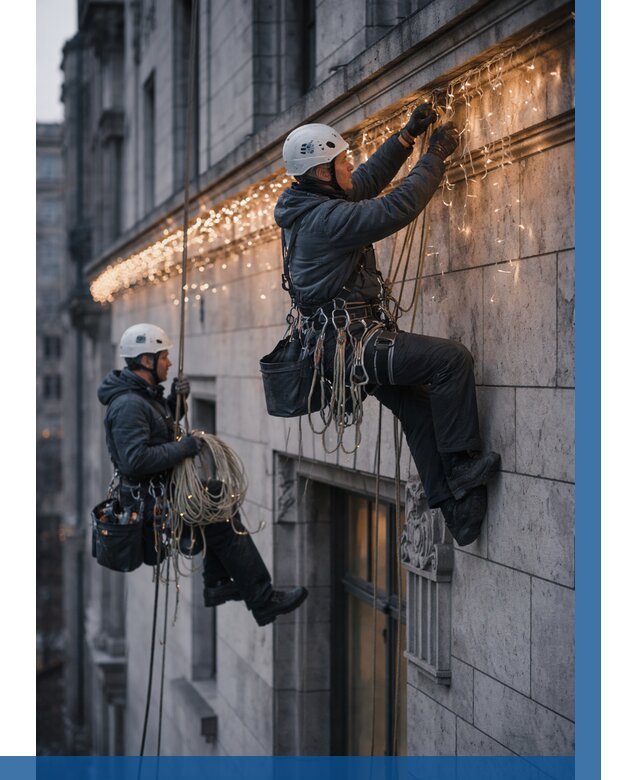 Монтаж новогодней иллюминации в Лесне от 8836 р. | ВЫСОТНИК-Лсн