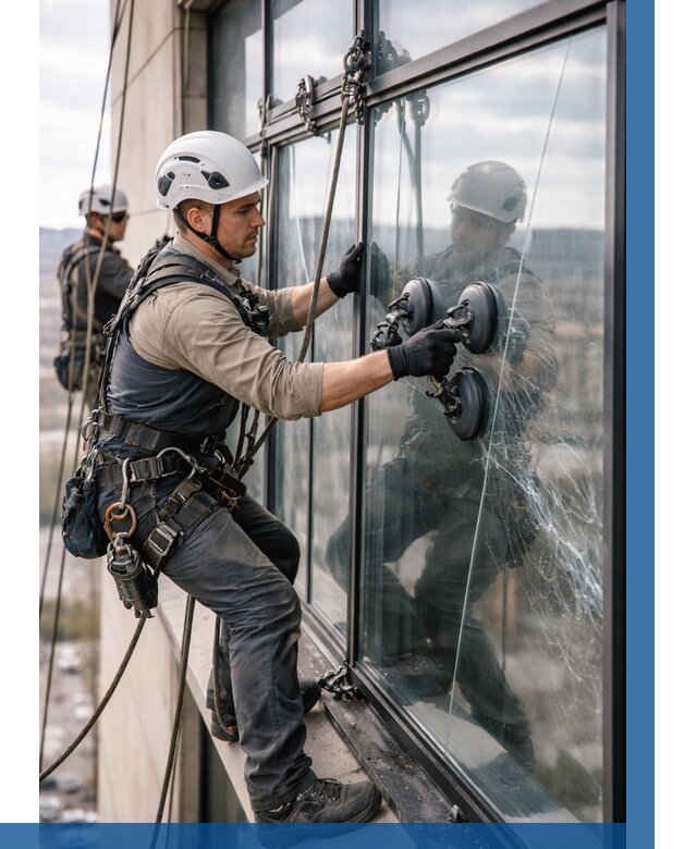 Замена стекла в витраже в Лесне под ключ от 8836 р. | ВЫСОТНИК-Лсн