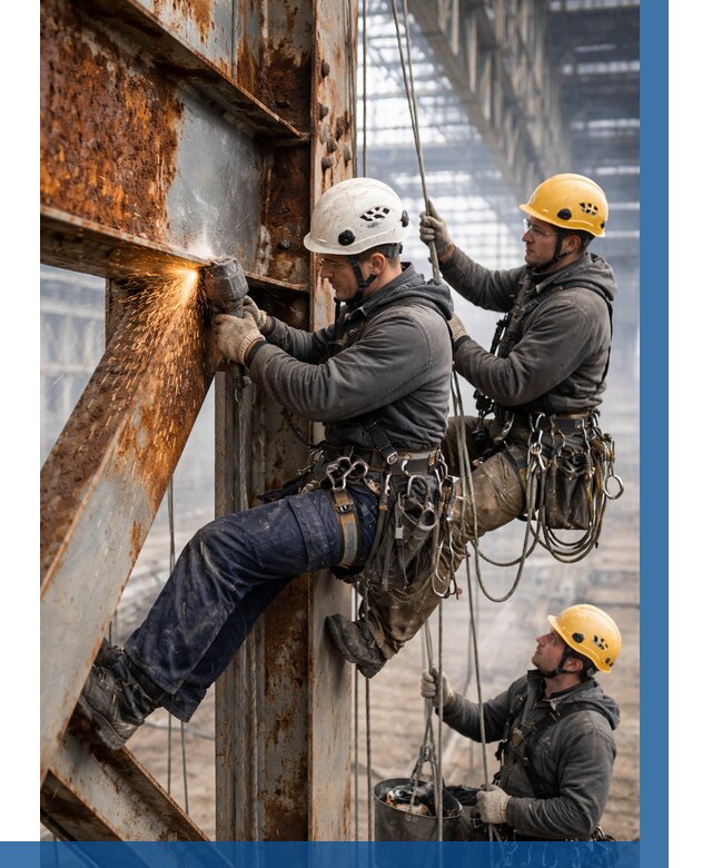 Зачистка металла от ржавчины в Лесне от 364 р. | ВЫСОТНИК-Лсн