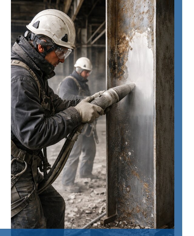 Удаление старой краски с металла в Лесне от 468 р. | ВЫСОТНИК-Лсн