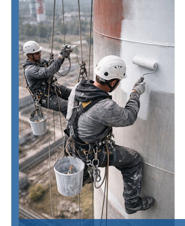Покраска дымовых труб в Лесне: антикоррозийная защита и восстановление