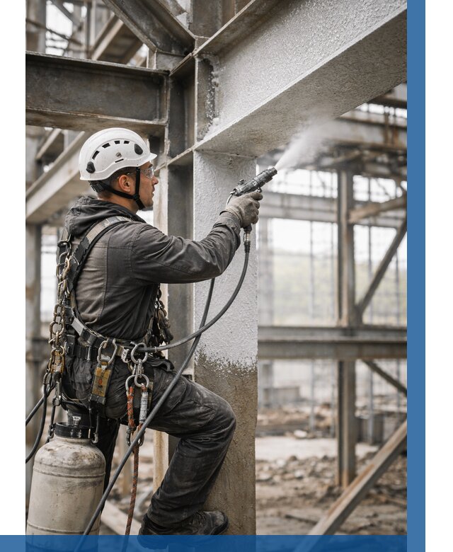 Огнезащита металлоконструкций от 780 р. | ВЫСОТНИК-Лсн в Лесне