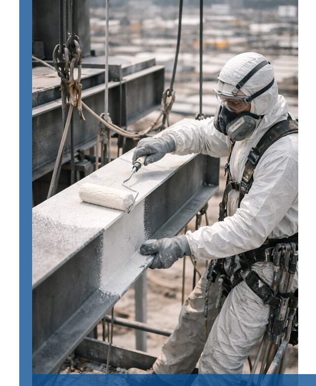 Профессиональная огнезащитная обработка металлоконструкций в Лесне