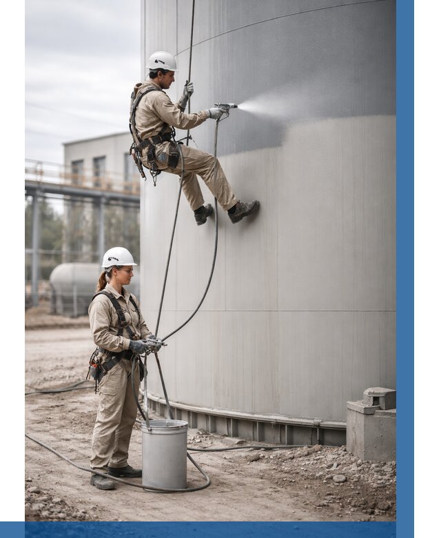 Покраска резервуаров в Лесне от 1247 р. | ВЫСОТНИК-Лсн — заказать