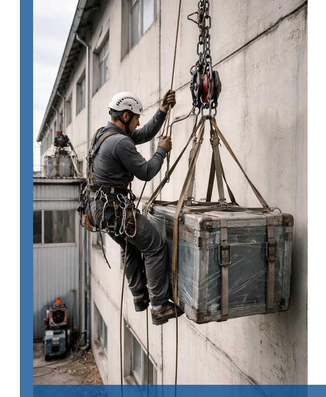 Подъем грузов на высоту в Лесне для промышленных объектов