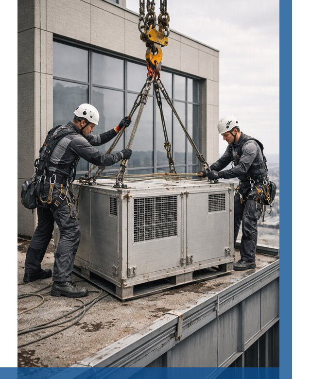 Такелажные работы на высоте в Лесне от 8316 р. | ВЫСОТНИК-Лсн