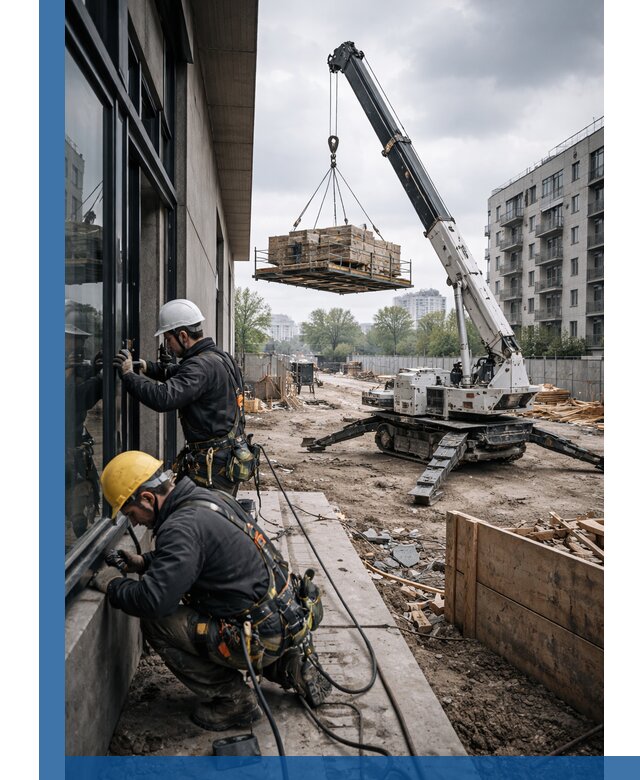 Аренда крана Пионер в Лесне для строительных работ