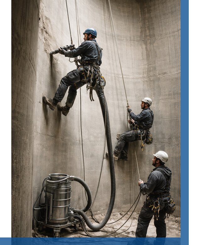 Зачистка силосов в Лесне от 4678 р. Договор и смета ВЫСОТНИК-Лсн