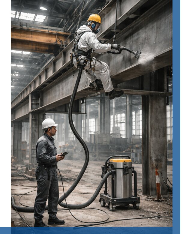 Обеспыливание конструкций в цехе в Лесне от 4366 р. | ВЫСОТНИК-Лсн