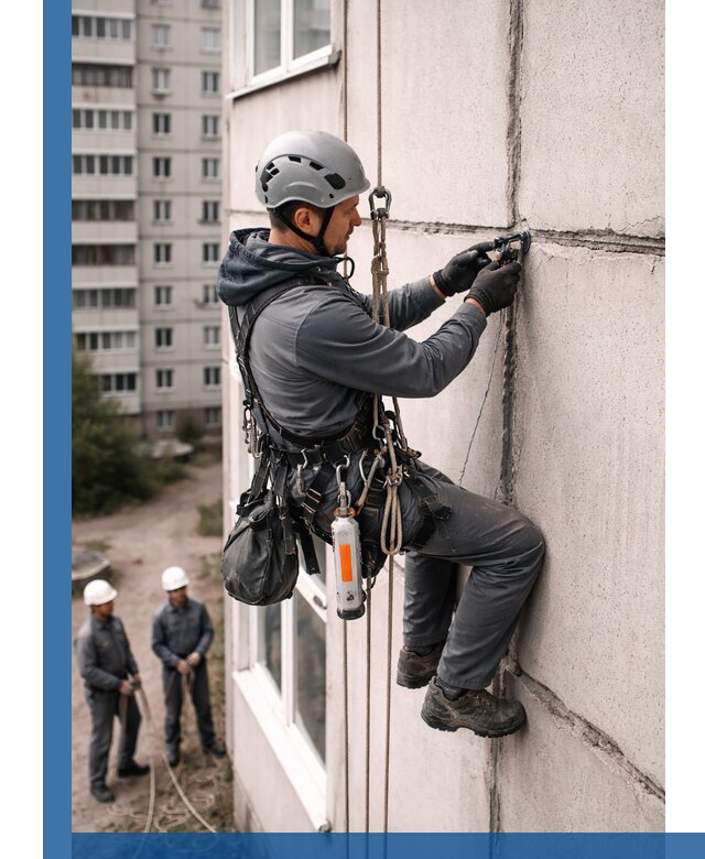 Обследование межпанельных швов и герметизация в Лесне