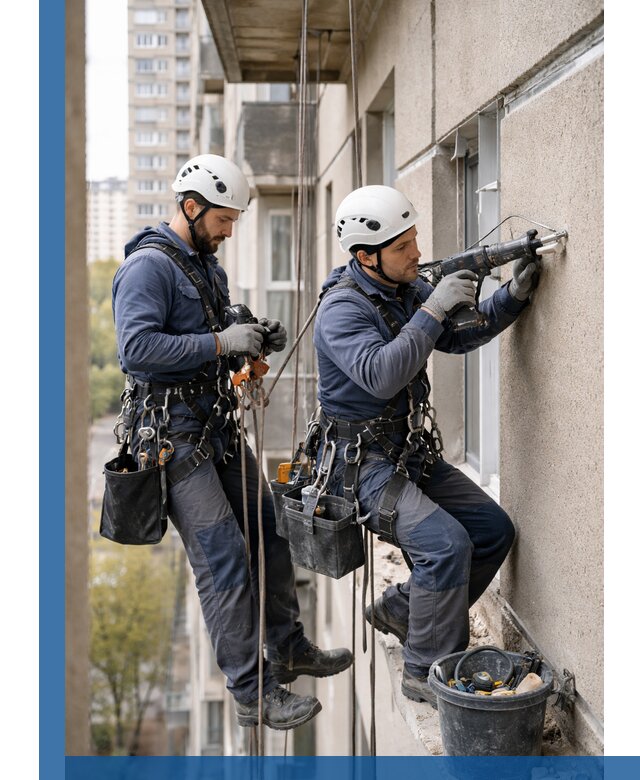 Промышленные альпинисты высотные работы и монтаж в Лесне